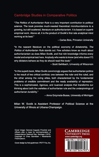 Produktbild: The Politics of Authoritarian Rule