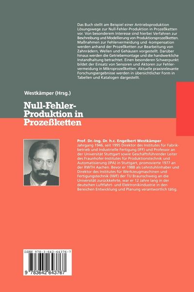 Produktbild: Null-Fehler-Produktion in Proze&szlig;ketten
