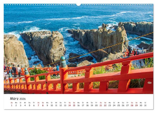 Produktbild: Unterwegs in Japan (hochwertiger Premium Wandkalender 2026 DIN A2 quer), Kunstdruck in Hochglanz
