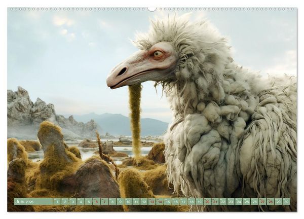 Produktbild: Galaktische Wesen (Wandkalender 2026 DIN A2 quer), CALVENDO Monatskalender