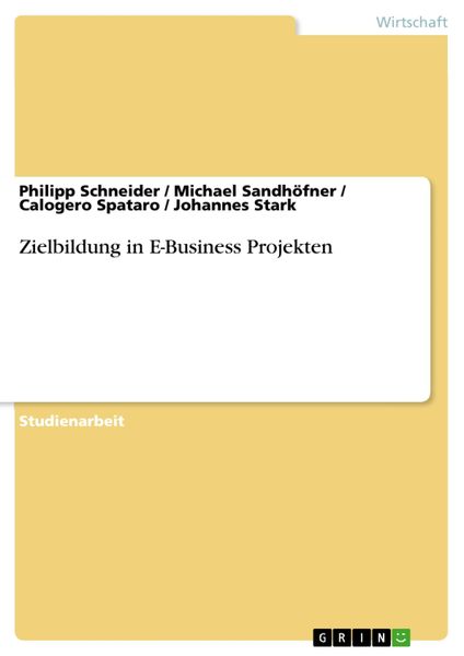 Produktbild: Zielbildung in E-Business Projekten