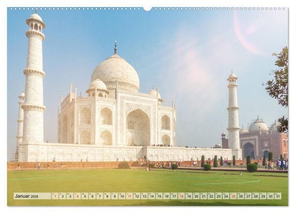 Produktbild: Indien - Eindrucksvoller Subkontinent (Wandkalender 2026 DIN A2 quer), CALVENDO Monatskalender