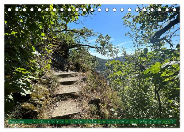 Produktbild: Erlebe mit mir die Wanderregionen im Ahrtal - Altenahr (Tischkalender 2026 DIN A5 quer), CALVENDO Monatskalender