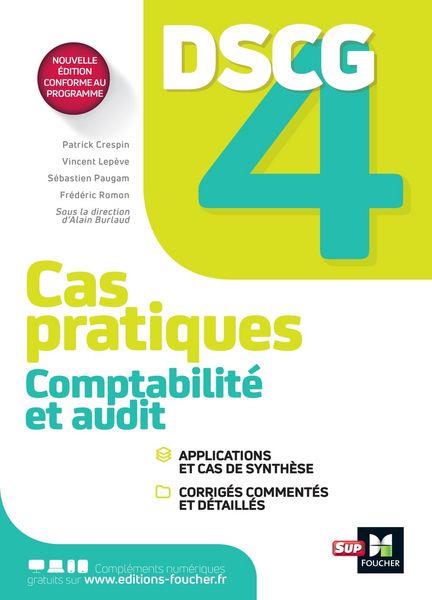 Produktbild: DSCG 4 - Comptabilit&eacute; et audit - Cas pratiques
