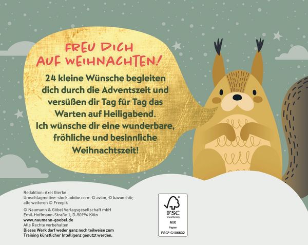 Produktbild: 24 Adventsw&uuml;nsche f&uuml;r dich - Adventskalender