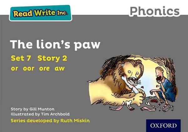 Produktbild: Read Write Inc. Phonics: The Lion's Paw (Grey Set 7 Storybook 2)