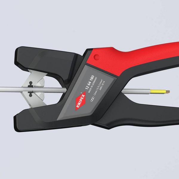 Produktbild: Knipex 12 64 180 Automatische Abisolierzange 0.75 bis 2.5mm&sup2; 13 bis 19 12mm (max)