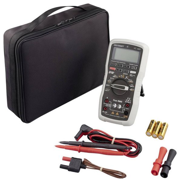 Produktbild: VOLTCRAFT VC 480 Hand-Multimeter digital Wasserdicht (IP67), LoZ CAT IV 1000 V Anzeige (Counts): 600000