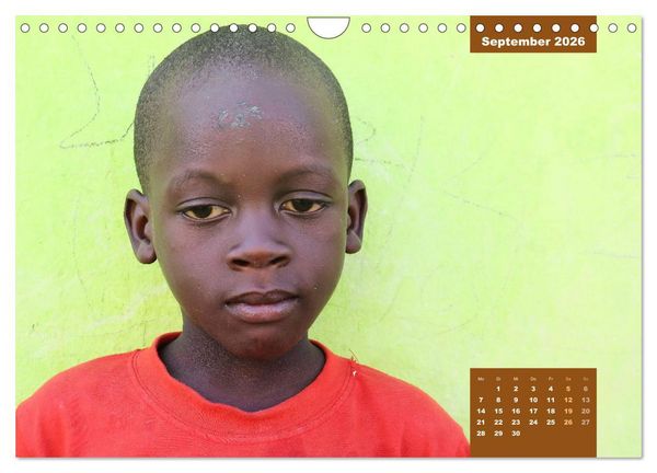 Produktbild: Kinderportr&auml;ts aus Afrika (Wandkalender 2026 DIN A4 quer), CALVENDO Monatskalender