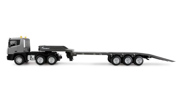 Produktbild: AMEWI 2-in-1 Tieflader/Bagger-Set G836E/G041E 1:24 RTR
