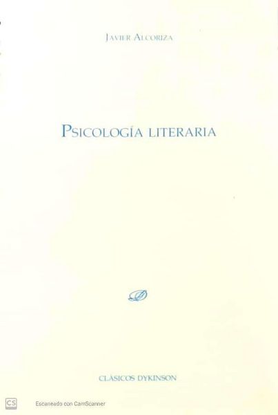 Produktbild: Psicolog&iacute;a literaria