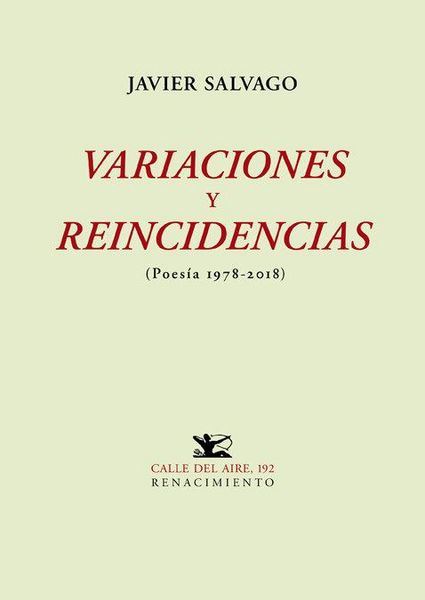 Produktbild: Variaciones y reincidencias : poes&iacute;a 1978-2018