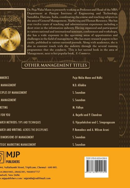 Produktbild: Case Studies in Management