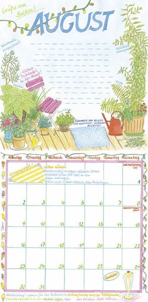 Produktbild: Kohwagner Merkkalender Mein buntes Jahr