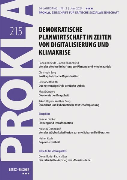 Produktbild: Demokratische Planwirtschaft in Zeiten von Digitalisierung und Klimakrise