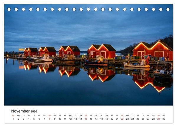 Produktbild: Deutschlands Landschaften - Vom Meer bis zu den Alpen (Tischkalender 2026 DIN A5 quer), CALVENDO Monatskalender