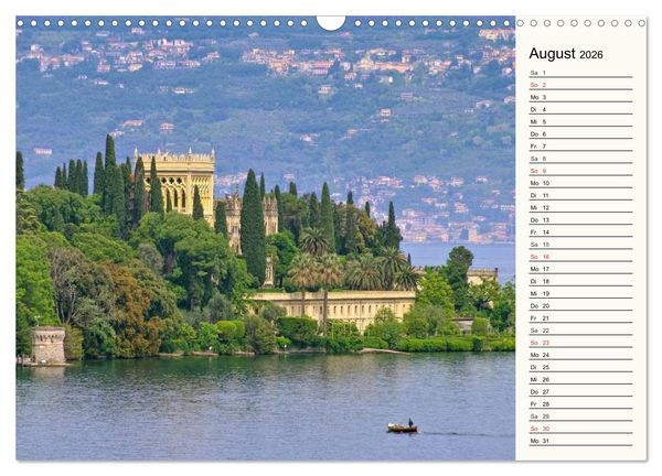 Produktbild: Gardasee (Wandkalender 2026 DIN A3 quer), CALVENDO Monatskalender