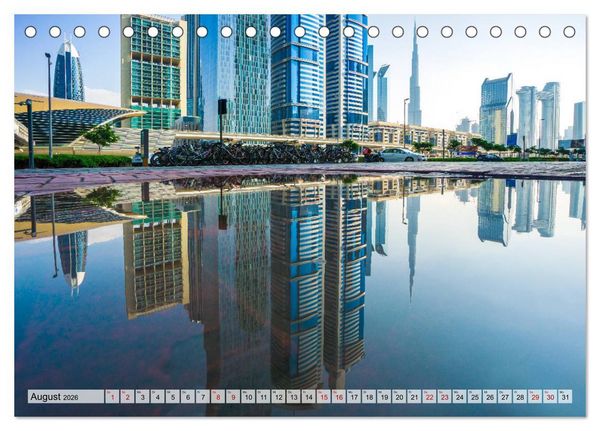 Produktbild: Dubai - Traumstadt der Scheichs (Tischkalender 2026 DIN A5 quer), CALVENDO Monatskalender