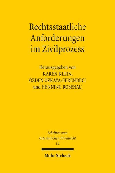 Produktbild: Rechtsstaatliche Anforderungen im Zivilprozess