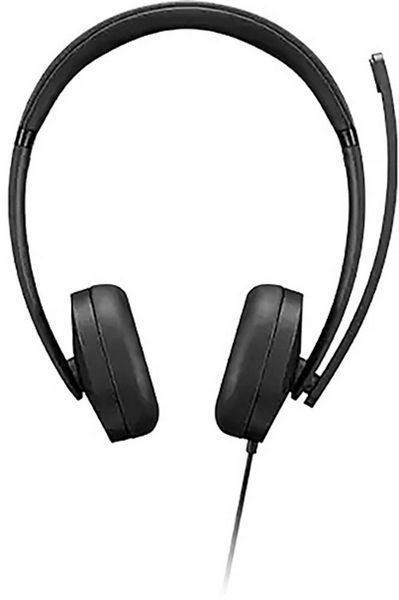 Produktbild: Lenovo 4XD1P83425 On Ear Headset Bluetooth&reg;, Kabellos, kabelgebunden Stereo Schwarz Lautst&auml;rkeregelung