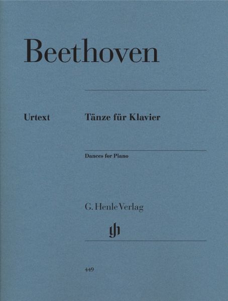 Produktbild: Ludwig van Beethoven - Tänze für Klavier