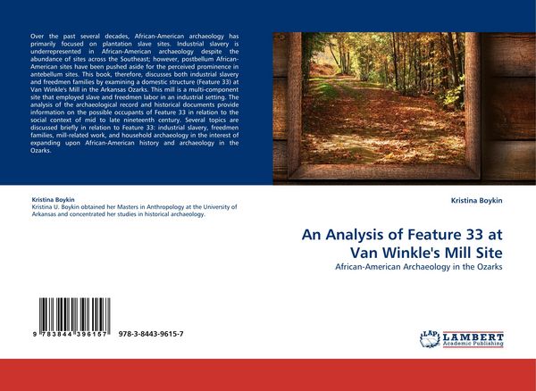 Produktbild: An Analysis of Feature 33 at Van Winkle's Mill Site