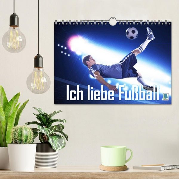 Produktbild: Ich liebe Fu&szlig;ball (Wandkalender 2026 DIN A4 quer), CALVENDO Monatskalender