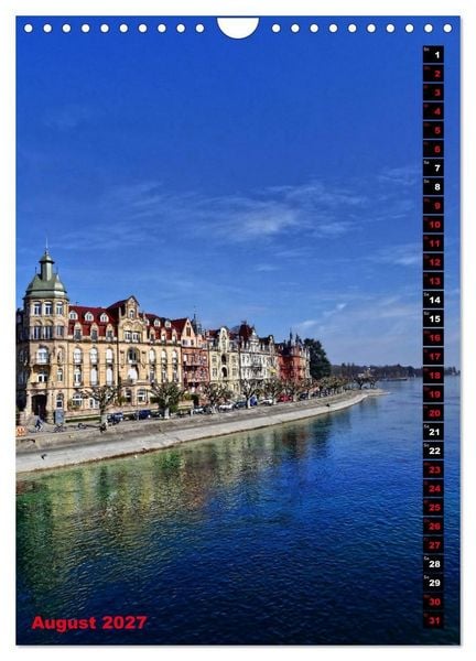 Produktbild: Unterwegs in Konstanz (Wandkalender 2027 DIN A4 hoch), CALVENDO Monatskalender