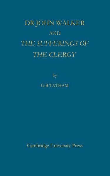 Produktbild: Dr John Walker and the Sufferings of the Clergy