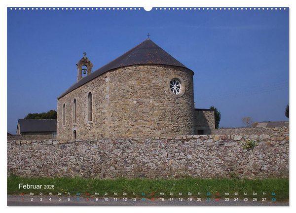 Produktbild: Bretagne - Sehnsucht in Blau (Wandkalender 2026 DIN A2 quer), CALVENDO Monatskalender