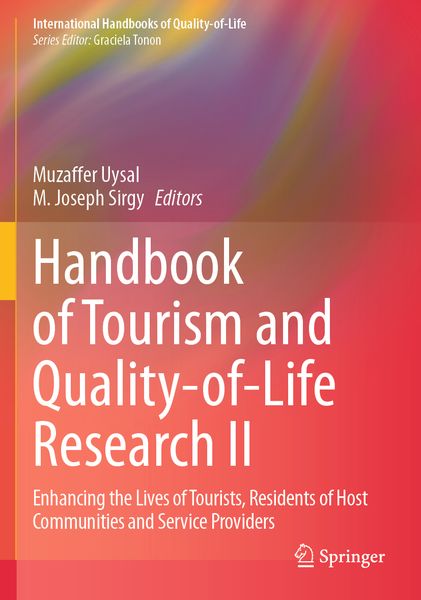 Produktbild: Handbook of Tourism and Quality-of-Life Research II