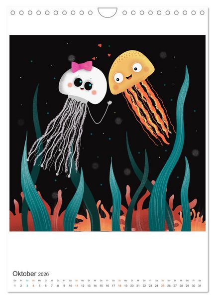 Produktbild: SAVE OUR OCEANS - Ursprung allen Lebens (Wandkalender 2026 DIN A4 hoch), CALVENDO Monatskalender