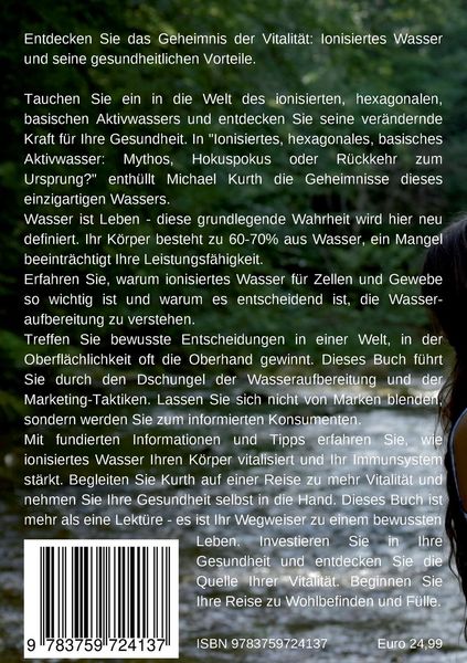 Produktbild: Ionisiertes, hexagonales, basisches Aktivwasser