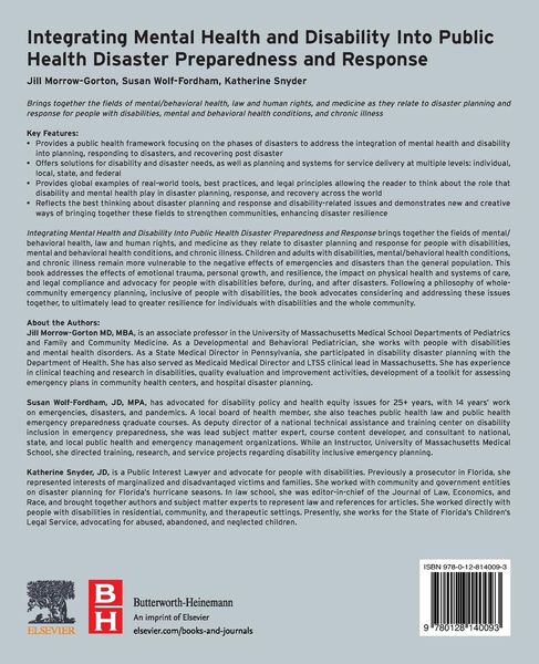 Produktbild: Morrow-Gorton, J: Integrating Mental Health and Disability I