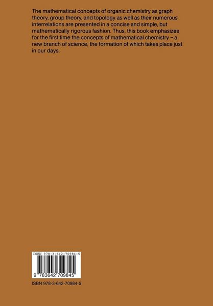 Produktbild: Mathematical Concepts in Organic Chemistry