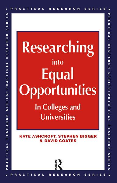 Produktbild: Researching into Equal Opportunities in Colleges and Universities
