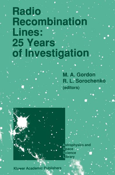 Produktbild: Radio Recombination Lines: 25 Years of Investigation