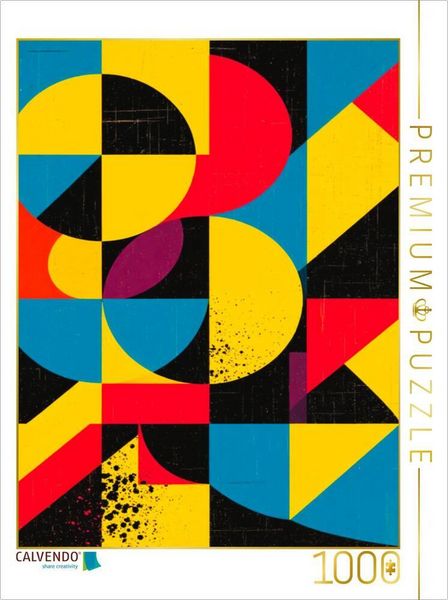 CALVENDO Puzzle Geometric Neon Pop | 1000 Teile Lege-Größe 64x48cm Foto-Puzzle für glückliche Stunden, Sonstige von , Calvendo Puzzle, 4070715413361