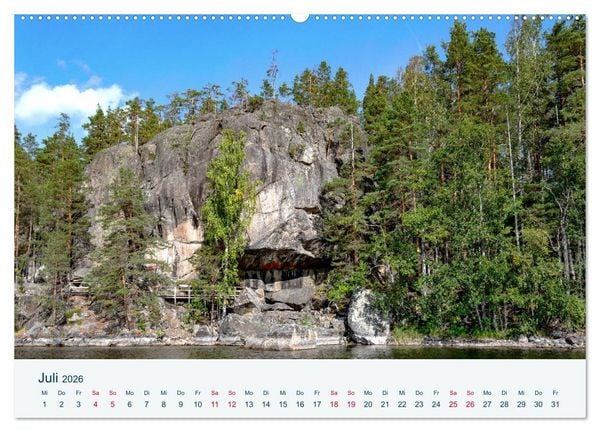 Produktbild: Finnland, Rund um Mikkeli (Wandkalender 2026 DIN A2 quer), CALVENDO Monatskalender