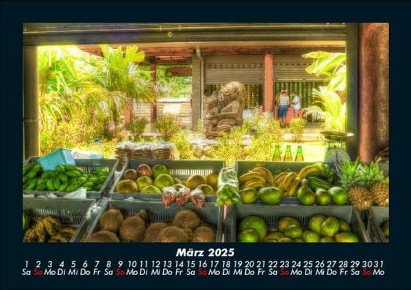 Produktbild: Obstkalender 2025 Fotokalender DIN A5