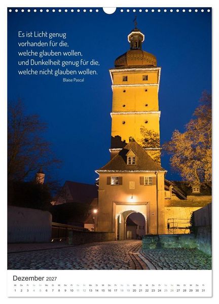 Produktbild: Christliche Natur-Poster (Wandkalender 2027 DIN A3 hoch), CALVENDO Monatskalender