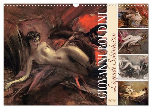 Liegende Schönheiten (Wandkalender 2026 DIN A3 quer), CALVENDO Monatskalender