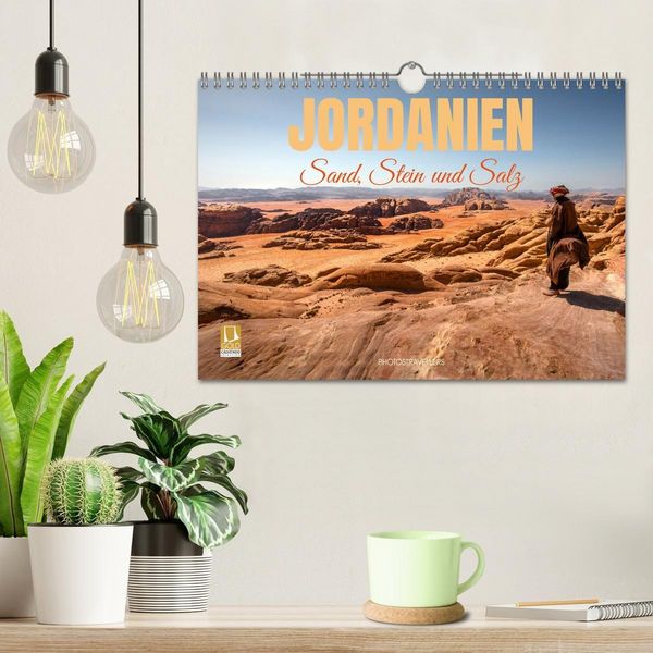 Produktbild: Jordanien Sand, Stein und Salz (Wandkalender 2027 DIN A4 quer), CALVENDO Monatskalender