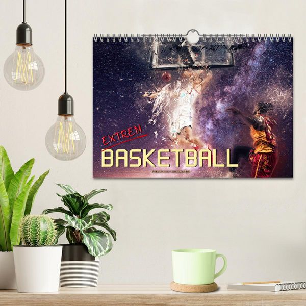 Produktbild: Basketball extrem (Wandkalender 2026 DIN A4 quer), CALVENDO Monatskalender