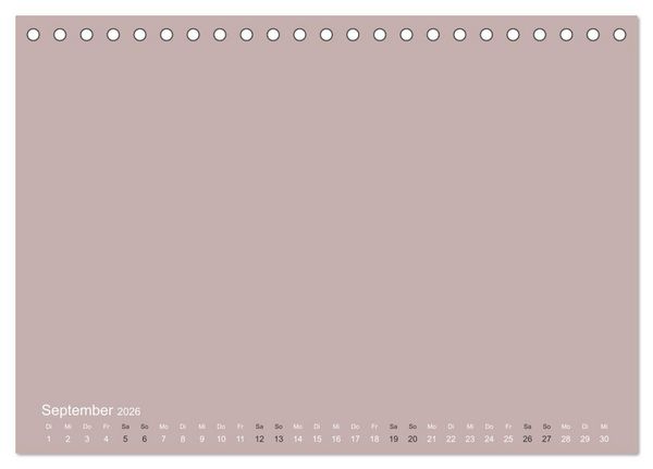 Produktbild: DIY Bastel-Kalender -Erdige Pastell Farben- Zum Selbstgestalten (Tischkalender 2026 DIN A5 quer), CALVENDO Monatskalender