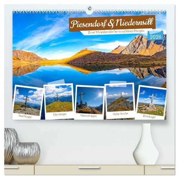 Produktbild: Piesendorf & Niedernsill (hochwertiger Premium Wandkalender 2026 DIN A2 quer), Kunstdruck in Hochglanz
