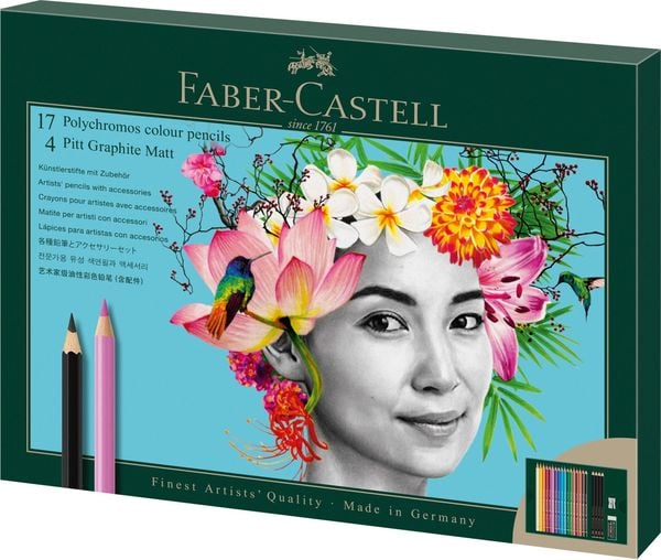 Faber-Castell Polychromos & Pitt Graphite Matt 23er Set