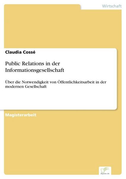 Produktbild: Public Relations in der Informationsgesellschaft