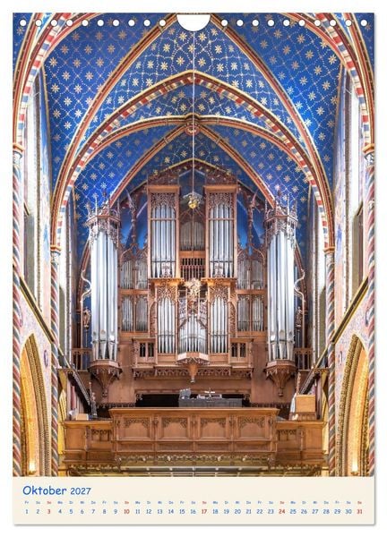 Produktbild: Orgel Giganten (Wandkalender 2027 DIN A4 hoch), CALVENDO Monatskalender