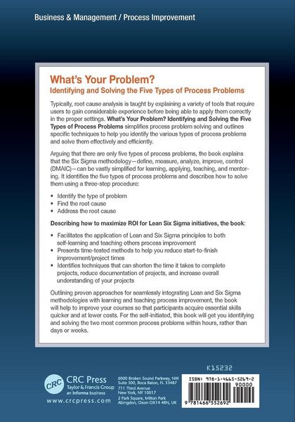 Produktbild: What's Your Problem? Identifying and Solving the Five Types of Process Problems